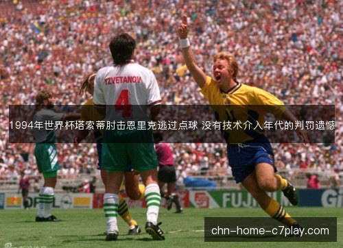 1994年世界杯塔索蒂肘击恩里克逃过点球 没有技术介入年代的判罚遗憾